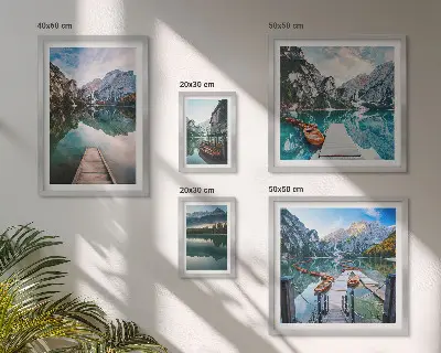 Galeria obrazów na ścianę Górskie jeziora i natura