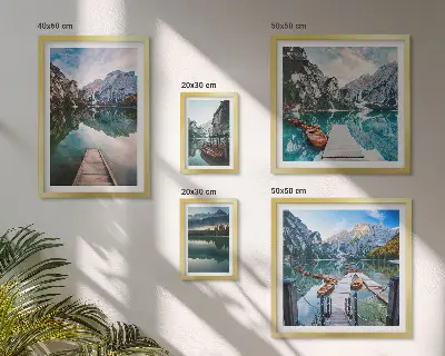 Galeria obrazów na ścianę Górskie jeziora i natura