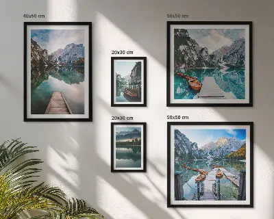 Galeria obrazów na ścianę Górskie jeziora i natura