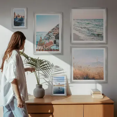 Galeria obrazów na ścianę urokliwe widoki nadmorskie