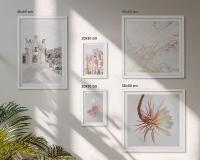 Zestaw obrazów w ramie do galerii ściennej Stylowe widoki architektura natura