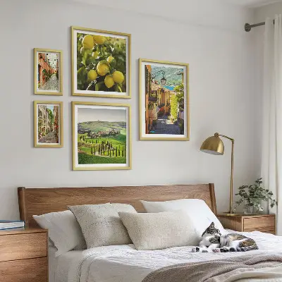 Galeria obrazów na ścianę urokliwe włoskie krajobrazy ulic