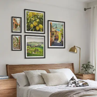 Galeria obrazów na ścianę urokliwe włoskie krajobrazy ulic