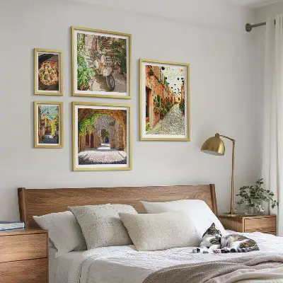 Galeria obrazów na ścianę urokliwe włoskie uliczki