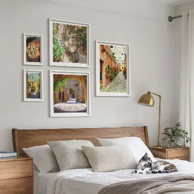 Galeria obrazów na ścianę urokliwe włoskie uliczki