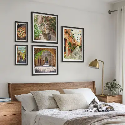 Galeria obrazów na ścianę urokliwe włoskie uliczki