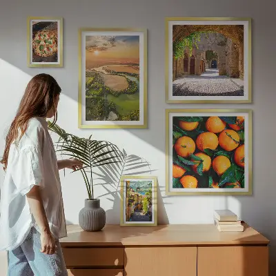 Galeria obrazów na ścianę krajobrazy natury z włoskimi motywami