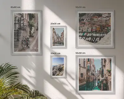 Galeria obrazów na ścianę Urokliwe europejskie uliczki