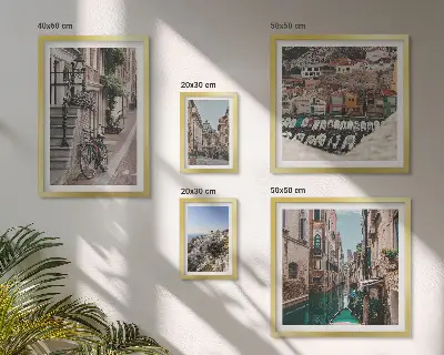 Galeria obrazów na ścianę Urokliwe europejskie uliczki