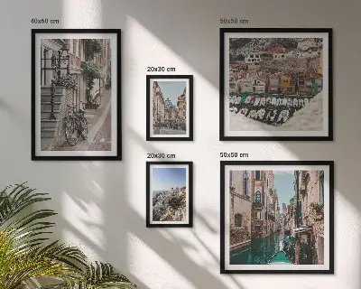 Galeria obrazów na ścianę Urokliwe europejskie uliczki
