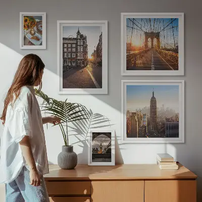 Galeria obrazów na ścianę urokliwe miasta i architektura