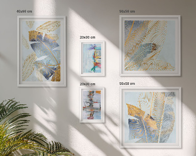 Galeria obrazów na ścianę Roślinne motywy nowoczesne