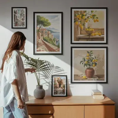 Galeria obrazów na ścianę Urokliwe śródziemnomorskie widoki