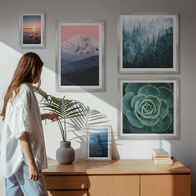 Galeria obrazów na ścianę Krajobrazy góry morza boho