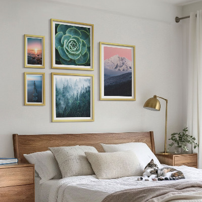 Galeria obrazów na ścianę Krajobrazy góry morza boho