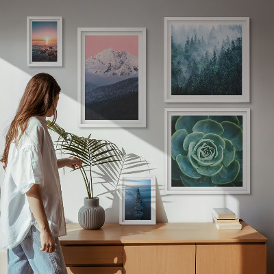 Galeria obrazów na ścianę Krajobrazy góry morza boho