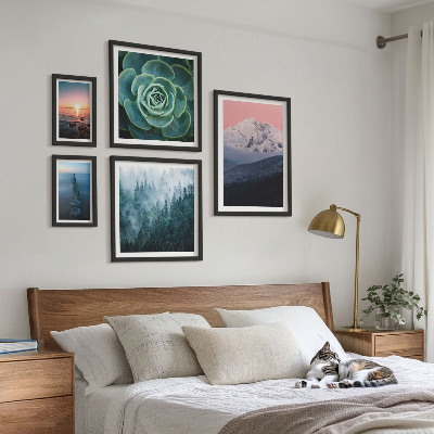 Galeria obrazów na ścianę Krajobrazy góry morza boho