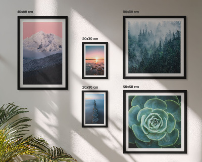 Galeria obrazów na ścianę Krajobrazy góry morza boho