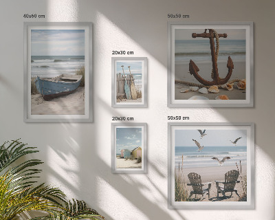 Galeria obrazów na ścianę Nadmorskie klimaty relaks plaża