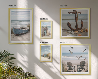 Galeria obrazów na ścianę Nadmorskie klimaty relaks plaża