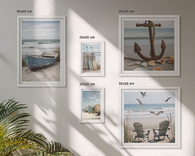 Galeria obrazów na ścianę Nadmorskie klimaty relaks plaża
