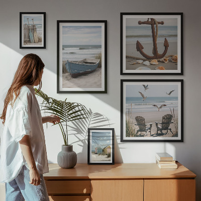 Galeria obrazów na ścianę Nadmorskie klimaty relaks plaża