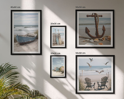 Galeria obrazów na ścianę Nadmorskie klimaty relaks plaża