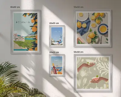 Galeria obrazów na ścianę włoskie wakacje w Amalfi i na Capri