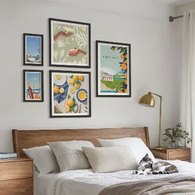 Galeria obrazów na ścianę włoskie wakacje w Amalfi i na Capri