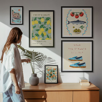Galeria obrazów na ścianę Kolekcja owoców z Włoch
