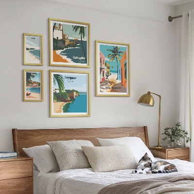Galeria obrazów na ścianę Kolorowe nadmorskie plaże