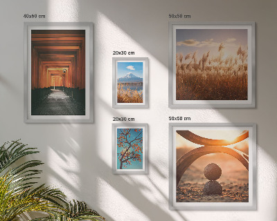 Galeria obrazów na ścianę Spokojne krajobrazy zen natury