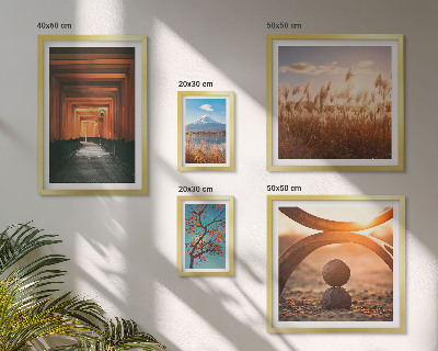 Galeria obrazów na ścianę Spokojne krajobrazy zen natury