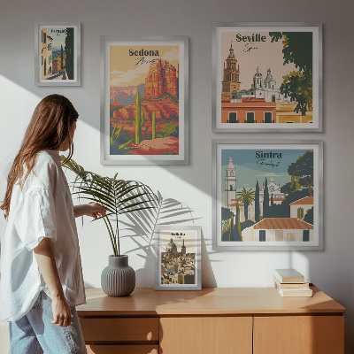 Galeria obrazów na ścianę Krajobrazy turystyczne świata