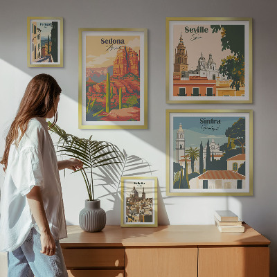 Galeria obrazów na ścianę Krajobrazy turystyczne świata