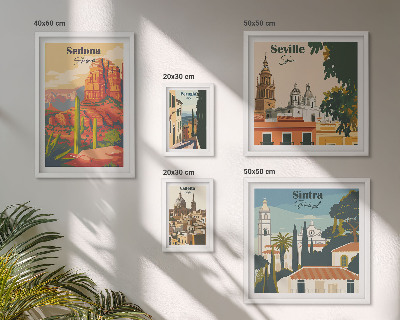 Galeria obrazów na ścianę Krajobrazy turystyczne świata