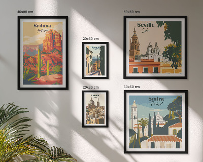 Galeria obrazów na ścianę Krajobrazy turystyczne świata