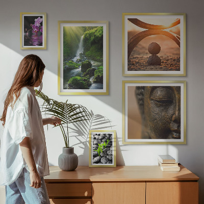 Galeria obrazów na ścianę Harmonia natury minimalistycznie