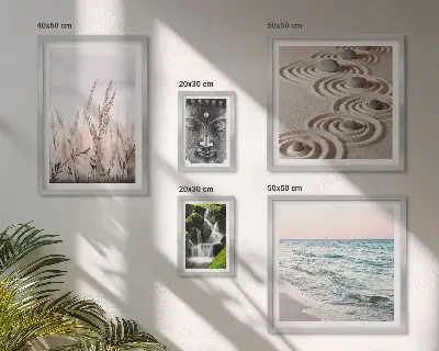 Obraz na ścianę Galeria motyw relaksującej natury zen z wodą