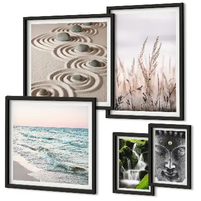 Obraz na ścianę Galeria motyw relaksującej natury zen z wodą