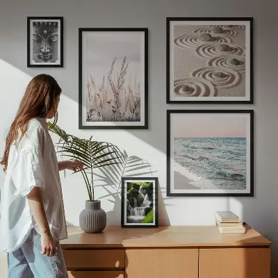 Obraz na ścianę Galeria motyw relaksującej natury zen z wodą