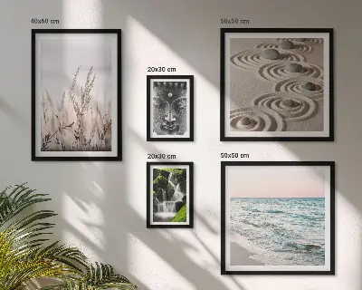Obraz na ścianę Galeria motyw relaksującej natury zen z wodą