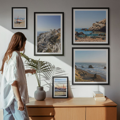 Galeria obrazów na ścianę Plaże miasteczka widoki urokliwe