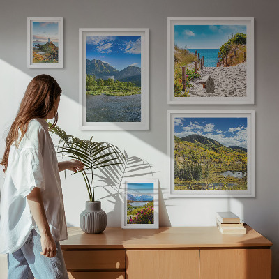 Galeria obrazów na ścianę Krajobrazy gór i plaż
