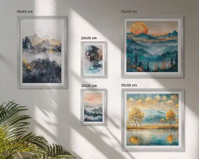 Galeria obrazów na ścianę Górskie krajobrazy i portrety