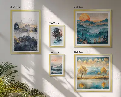 Galeria obrazów na ścianę Górskie krajobrazy i portrety