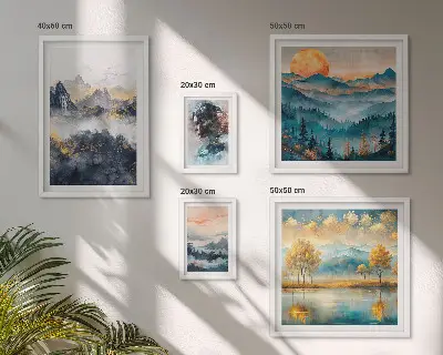 Galeria obrazów na ścianę Górskie krajobrazy i portrety
