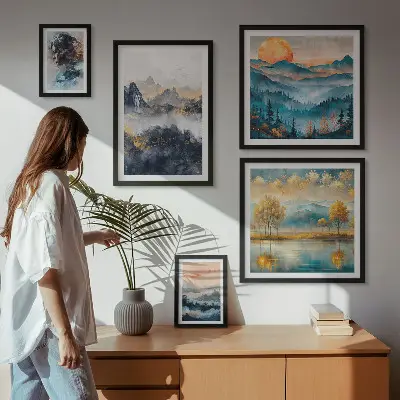 Galeria obrazów na ścianę Górskie krajobrazy i portrety