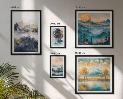 Galeria obrazów na ścianę Górskie krajobrazy i portrety