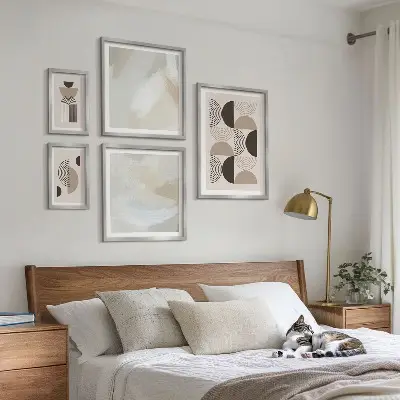 Galeria obrazów na ścianę abstrakcyjne formy i geometria